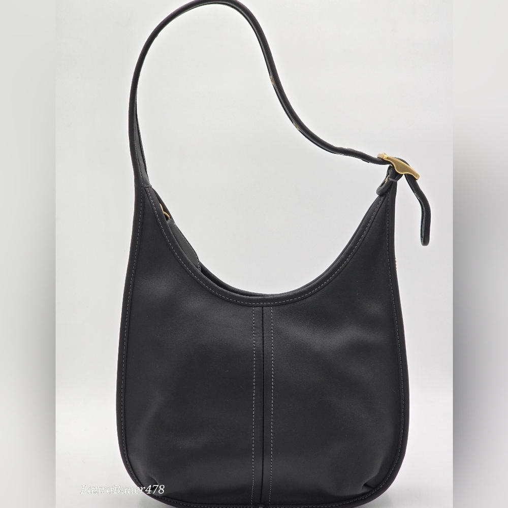 Coach 1941 Originals Glovetanned Leather Ergo Shoulder Bag, Black, C2265 - Picture 3 of 16